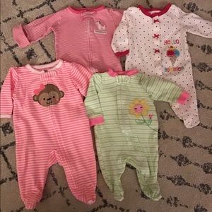 Baby Girl Newborn Sleepers